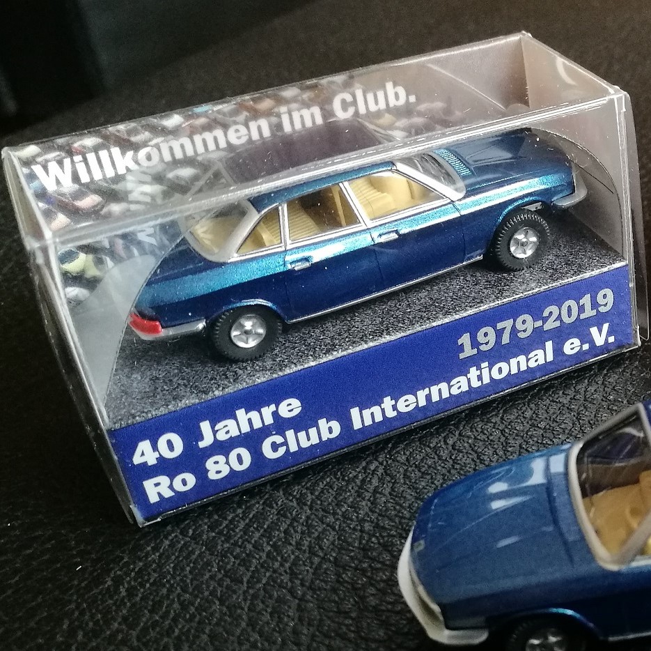Wiking special model "40 years of Ro 80 Club International"
